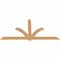 Ekena Millwork Redmond Smooth Timber Gable Bracket, Western Red Cedar, 96"W x 48"H x 1 1/2"D x 5 1/2"F, 12/12 Pitch GBW096X48X0206RED00SWR - alternate 3